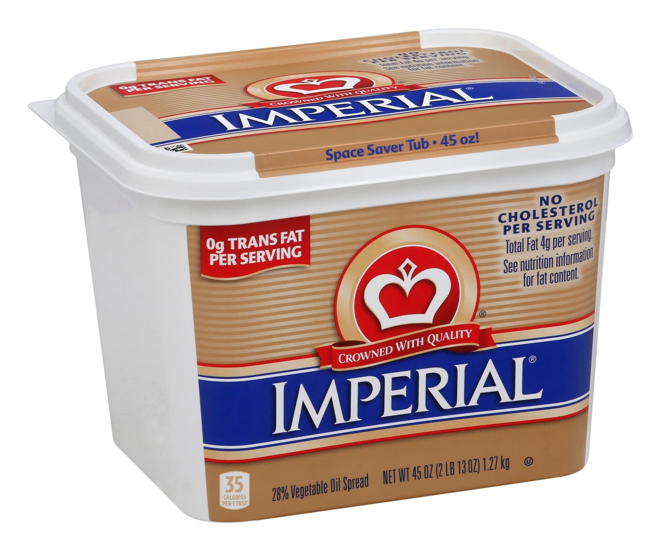 Imperial 28% Vegetable Oil Spread 45 Oz. Tub