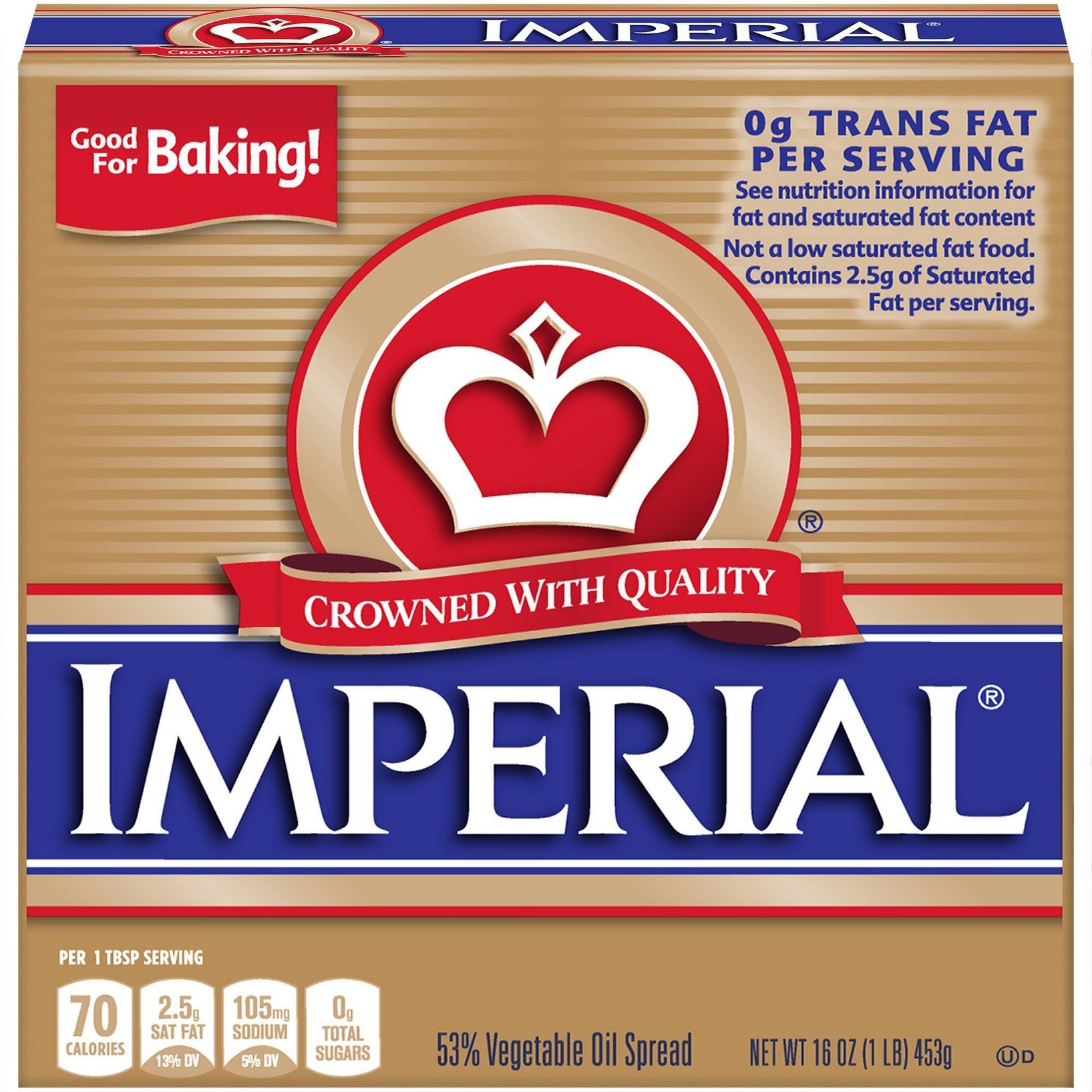 Imperial Vegetable Oil Spread, 48% 16 Oz