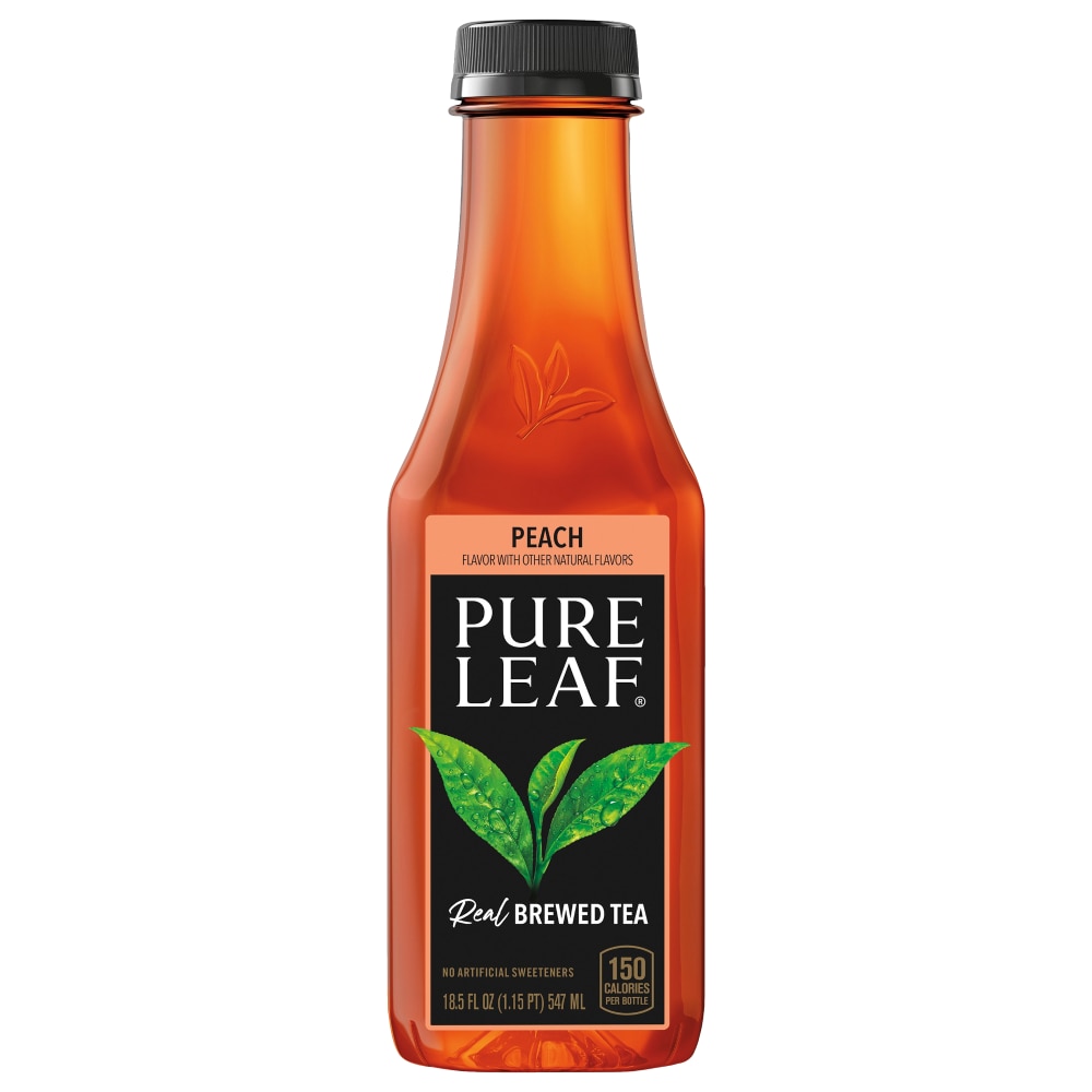 Pure Leaf Real Brewed Tea Peach 18.5 Fl Oz Bottle