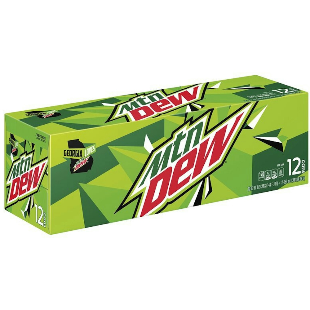 Mtn Dew Mountain Citrus Soda 12oz Cans