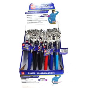 Back Scratcher Metal Extendable Asst Clr-whole