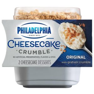 Philadelphia Original Cheesecake Desserts With Graham Crumble