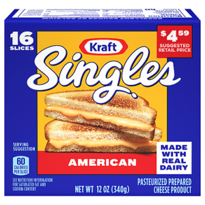 Kraft Cheese Product, American, Slices