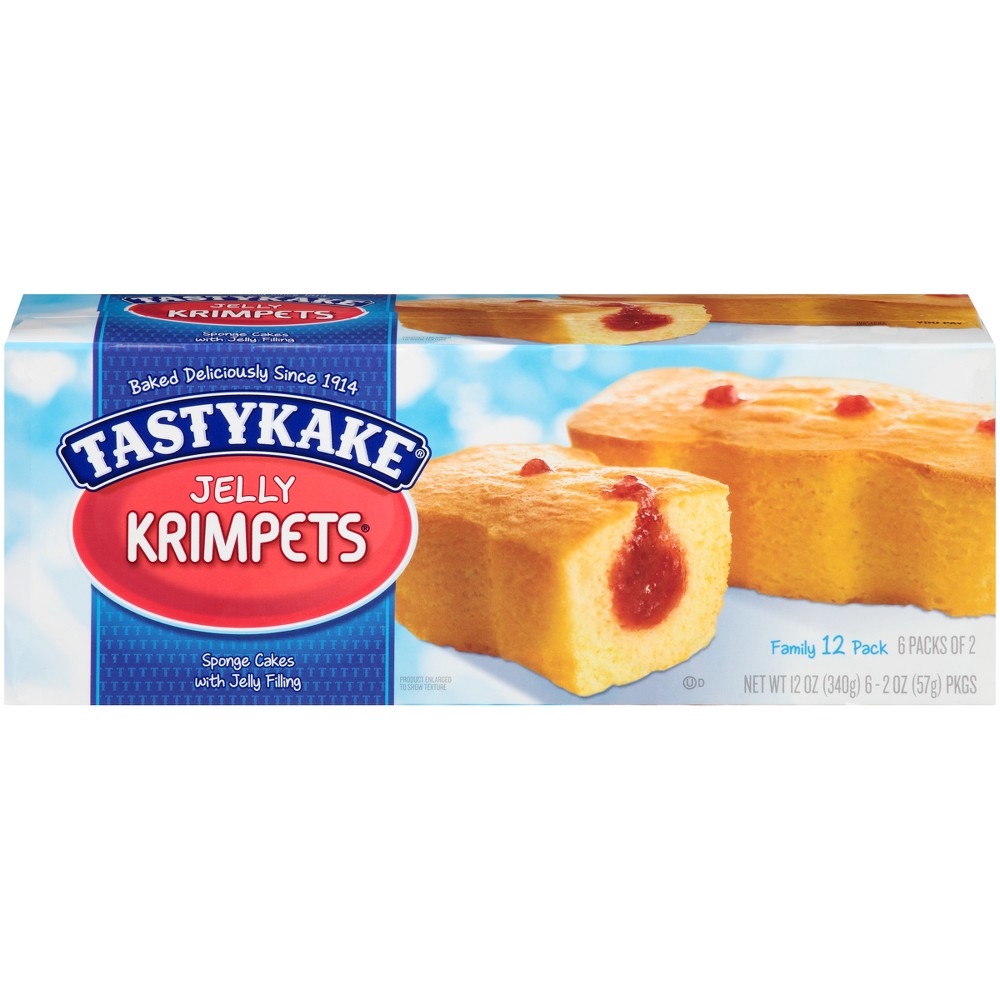Tastykake Jelly Krimpets 6-2 Oz. Packages