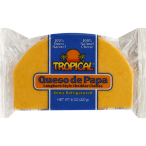 Tropical Queso De Papa Cheese, Longhorn Style Cheddar