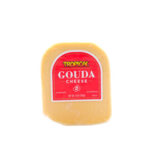 Tropical Gouda Wedge Cut
