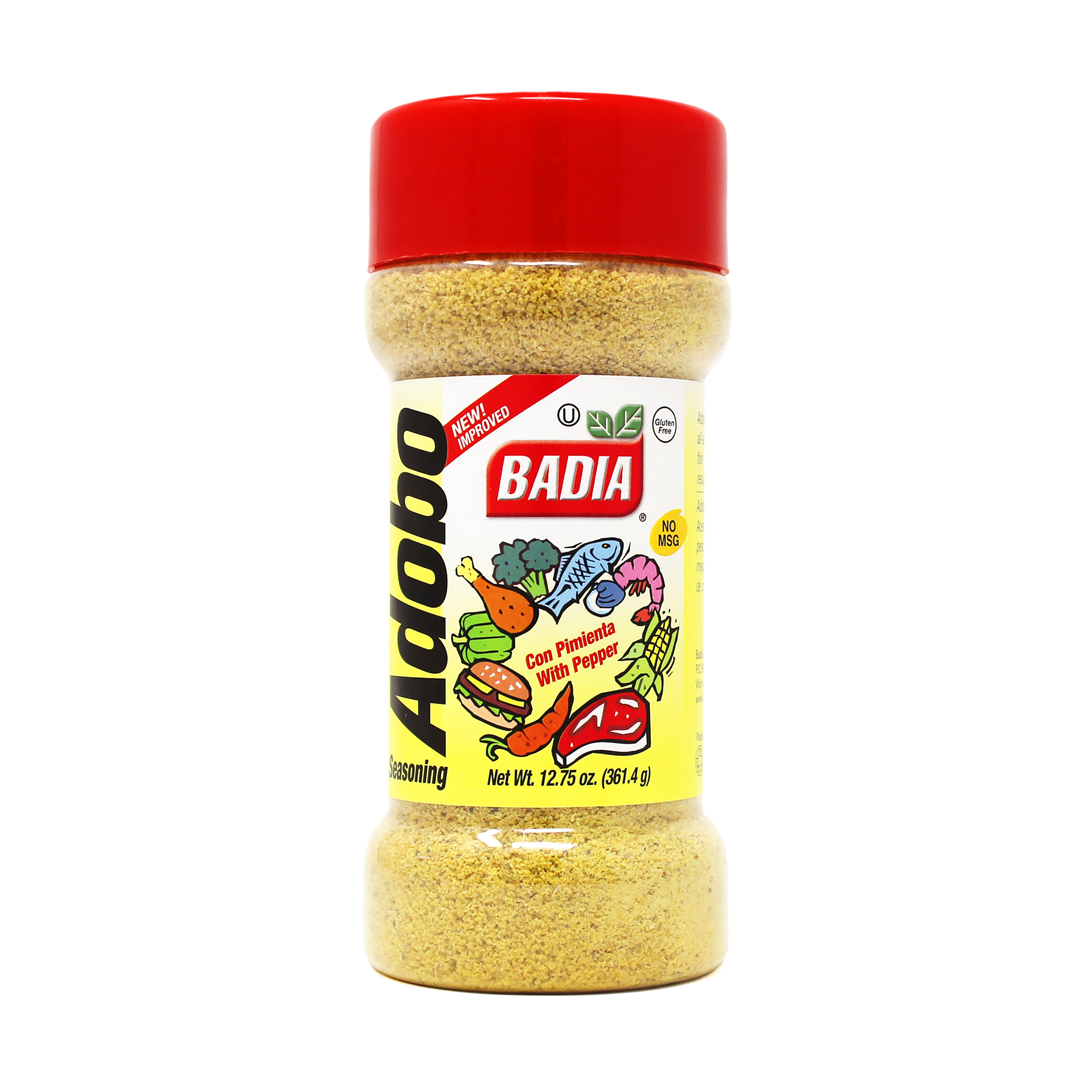 Badia Seasoning, With Pepper, Adobo 12.75 Oz
