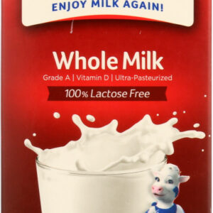 Lactaid Milk, Lactose Free, Whole 0.5 Gal
