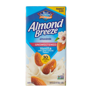 Almond Breeze Blue Diamond Almonds Unsweetened Vanilla Almondmilk, 64 Fl Oz