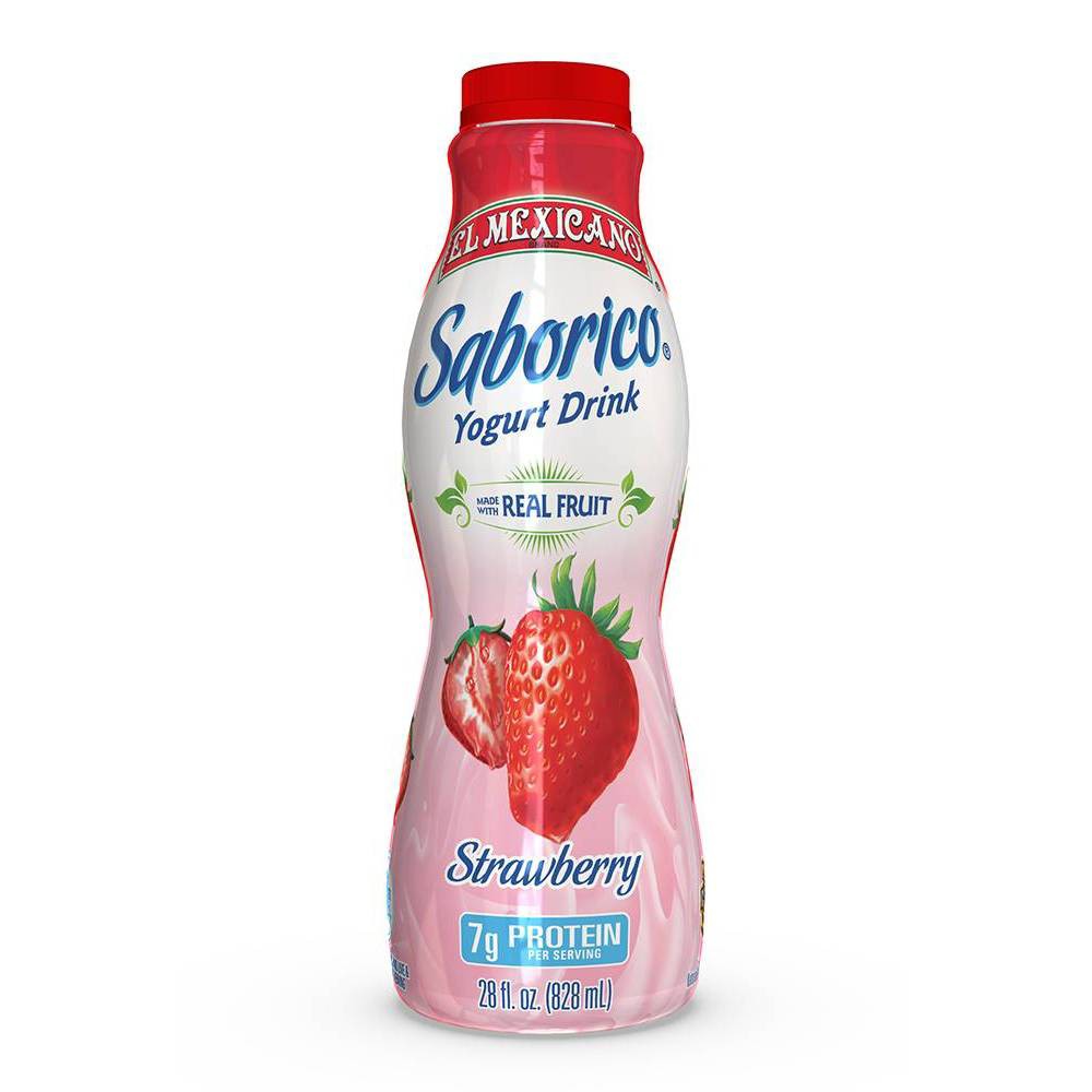 El Mexicano Yogurt Drink, Strawberry 28 Fl Oz