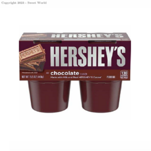Hershey's Chocolate Ready-to-Eat Pudding Cups Snack With Milk & Real Cocoa