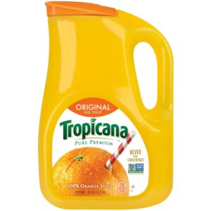 Tropicana Pure Premium 100% Juice Orange Original No Pulp 89 Fl Oz Bottle