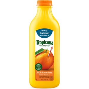 Tropicana 100% Orange Juice, No Pulp 46 Fl Oz