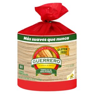 Guerrero White Corn Tortillas 80 Ct Bag