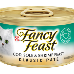 Fancy Feast Classic Cod, Sole & Shrimp Gourmet Cat Food