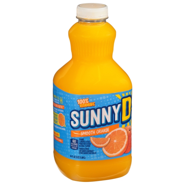 Sunny D Citrus Punch, Smooth Orange 64 Fl Oz