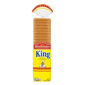 Stroehmann King Sliced White Enriched Bread, 22 Oz