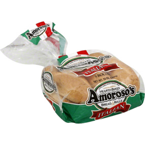 Amoroso's Sliced Italian Bread & Rolls, 6 Count, 18 Oz