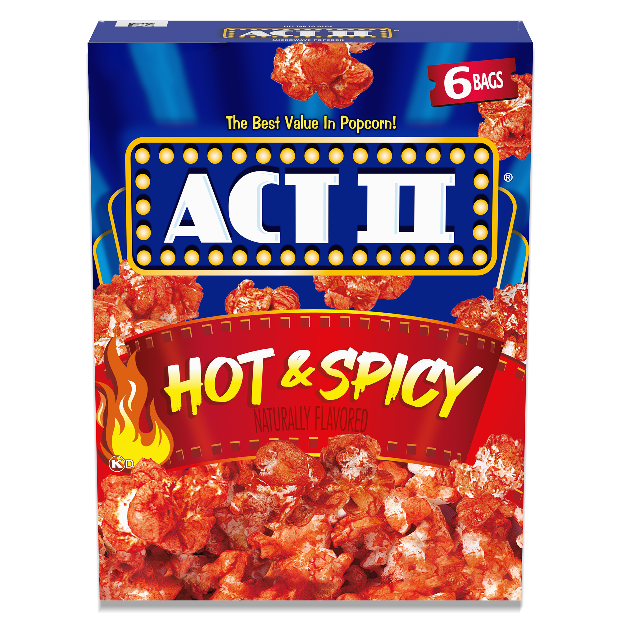Act II Popcorn, Microwave, Hot & Spicy