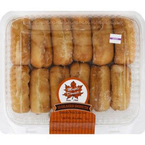 Maple Donuts Glazed Glazed, Dozen