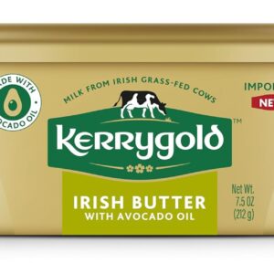 Kerrygold Grassfed Pure Irish Butter With Avocado Oil Tub, 7.5 OZ