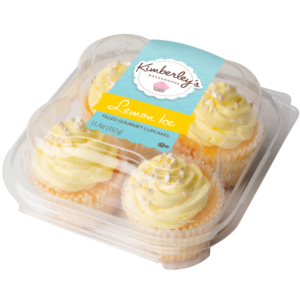 Kimberley's Bakeshoppe Lemon Ice Filled Gourmet Cupcakes