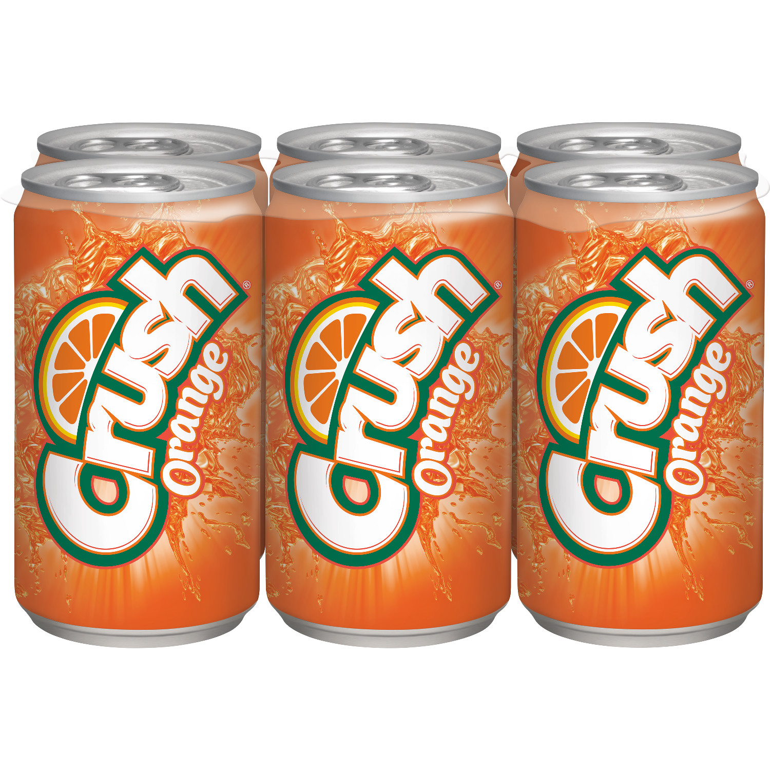 Crush Orange Soda - 6pk/7.5 Fl Oz Mini Cans