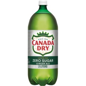 Canada Dry Zero Sugar Ginger Ale Soda - 2 L Bottle