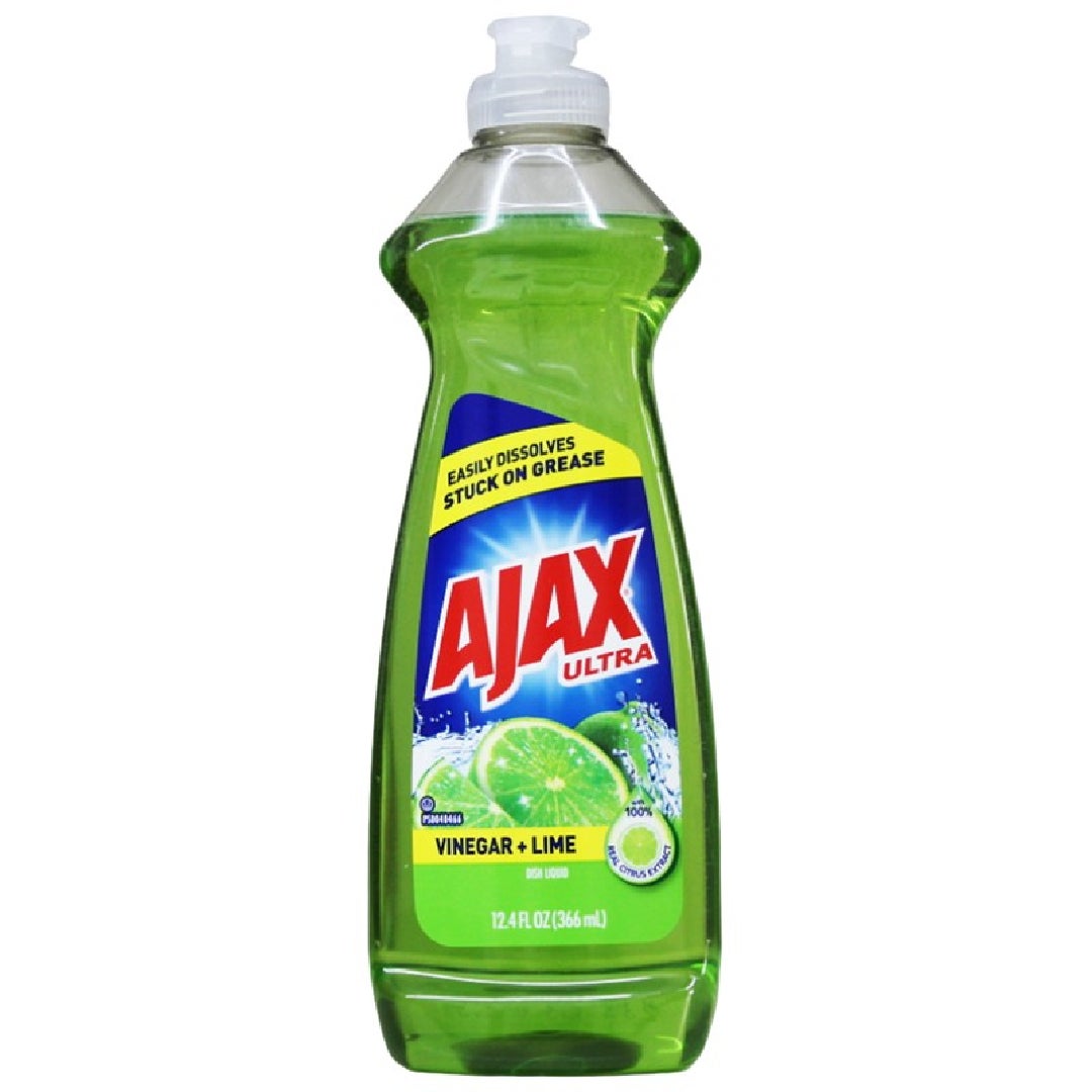 Ajax Dish Liquid, Vinegar + Lime 12.4 Fl Oz