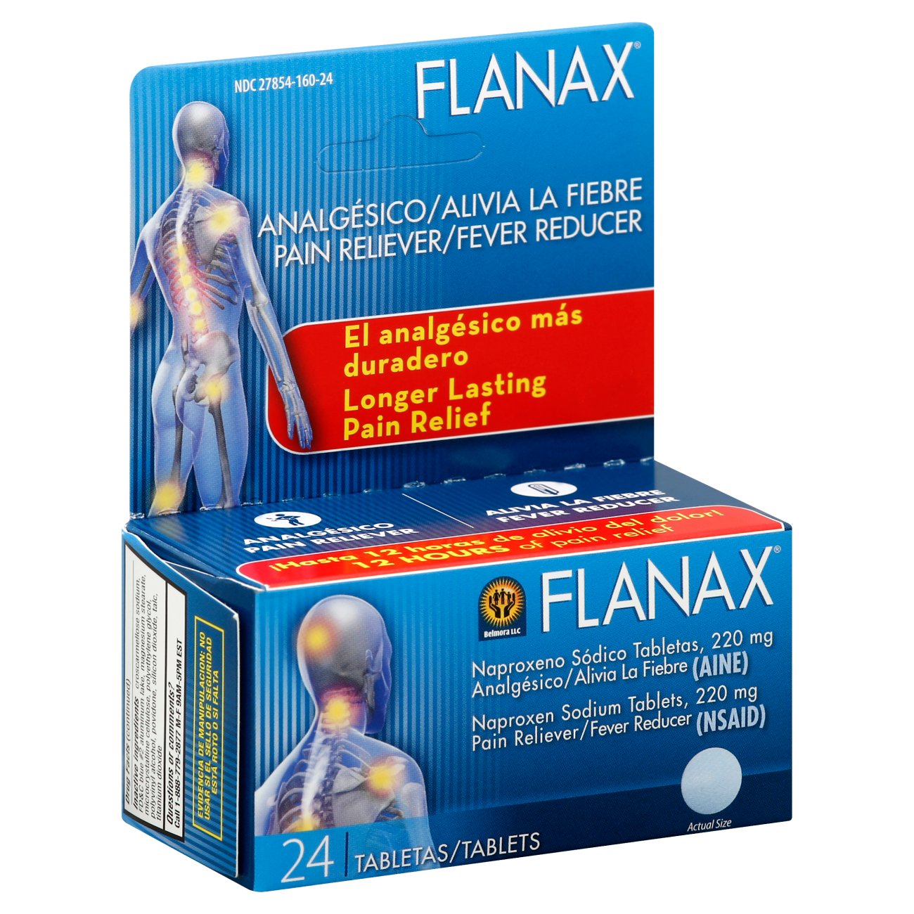 Flanax Pain Reliever/Fever Reducer, 220 Mg, Tablets